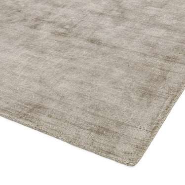 Blade Plain Silky Viscose Soft Rug in Smoke Grey