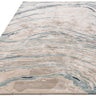 Tuscany Silk Azzuro Marble Rug Premium Hand Woven Luxury Abstract Shiny Grey Blue Rug - Medium 120x180 cm (4'x6')