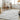 Cloudy Ivory and Dark Grey Plush Shaggy Rug