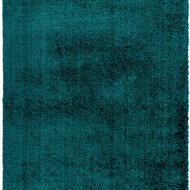 Payton Shaggy Rug Soft Fluffy Living Room Bedroom Silky Shimmer Teal Rug
