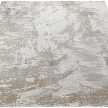 Consept Looms Skyline SK102 Ivory Grey Abstract Modern Soft Hallway Runner Rug