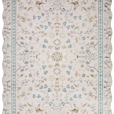 Consept Looms Liberty LIB305 Dusky Pink Washable Non-Slip Traditional Floral Rug