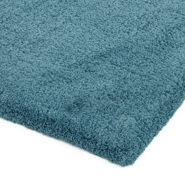 Lulu Soft Touch Plain Shaggy Rug in Duck Egg
