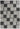 Nourison Nordic NRC09 Scandinavian Design Grey Black Geometric Textured Checked Rug