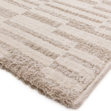 Asiatic London Axel AX02 Lines Cream Polypropylene Textured Scandi Rug