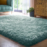 Phoenox Origins Extravagance High Pile Fluffy Haze Blue Shaggy Modern Plain Rug 160x230 cm - 160x230cm (5'3"x7'7")