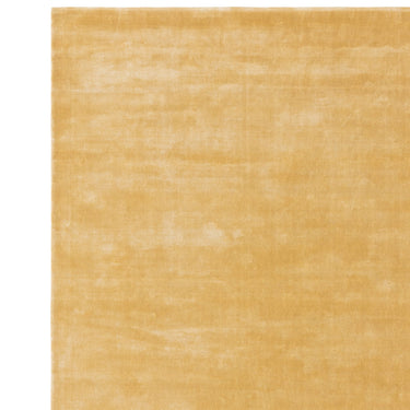 Katherine Carnaby Chrome Hand Made Rug Modern Plain Viscose Silky Shiny Luxurious Gold Rug