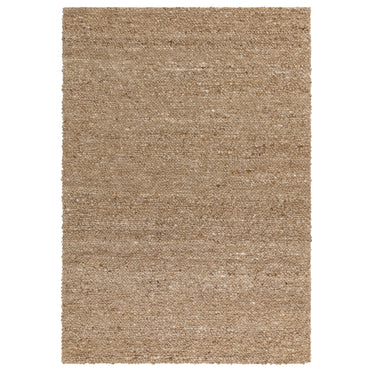 Adler Hand Woven Boucle Texture Rug in Honey Beige