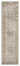 865AC Classic Cream Light Beige Traditional Vintage Textured Bordered Hallway Runner Rug