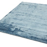 Katherine Carnaby Onslow Shaggy Rug Silky Hand Woven Plain Modern Plain Blue Rug - Medium 120x180 cm (4'x6')