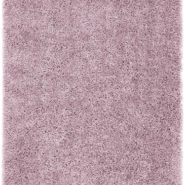 Chicago Shaggy Modern Plain Rug Hallway Runner Circle in Pink