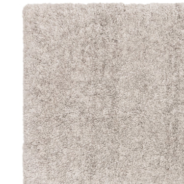 Barnaby Shaggy High Pile Thick Sumptuous Hand Woven Plain Plush Rug  in Silver
