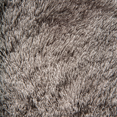 Splendour Shadow Touch Silky Ivory Silver Shaggy Soft Rug 75x150 cm