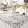 Vogue Look Pink Ochre Persian Traditional Vintage Rug - Medium 120x170 cm (4'x5'6")