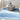 Calvin LDR01 CK031 Launder Aqua Blue Washable Cotton Abstract Flatweave Rug - Medium 119x180 cm (3'11"x5'11")