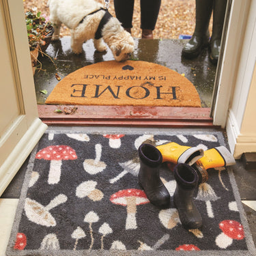 Eco Coir Hello Door Mat in Natural