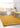 Origins Portland High Pile Super Fluffy Ochre Yellow Shaggy Modern Plain Rug