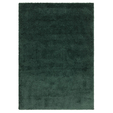 Asiatic London Atlas Thick Pile Emerald Green Polypropylene Shaggy Textured Rug
