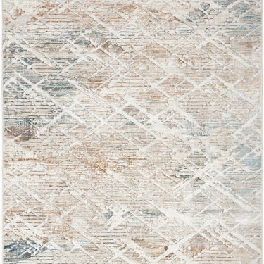 Glitz GLZ11 Criss Cross Pattern Silky Grey Abstract Textured Striped Hallway Runner Rug