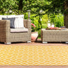 Diamond Garden Patio Picnic Travel Summer Breeze Indoor Outdoor Polypropylene Geometric Rug - Large 150x200 cm (4'11"x6'6")