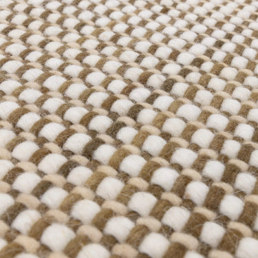 Avalon Modern Fringed Wool Hand Woven Flatweave Plain Rug in Forest Green