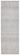 La Playa Hand Woven Pebble Wool Rug in Silver - Runner 67x200 cm (2'2"x6'7")