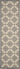 By Cozumel CZM03 3D Cream Grey Hand-Carved Polypropylene Abstract Geometric Rug