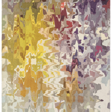 Vision Stipple Wool Ombre Effect Hand Tufted Short Pile Modern Abstract Rug in Multi Colours