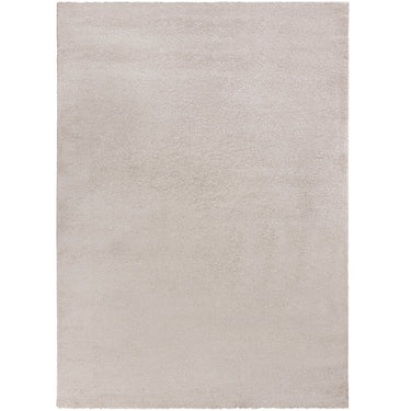 Sleek Natural Polypropylene Shaggy Textured Rug 160x230 cm