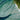 Prismatic PRS42 Hand-Tufted New Zealand Wool and Silk Wave Pattern Silver Green Rug