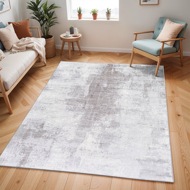 Wanderlust 2325 Grey Jute Abstract Scandi Rug