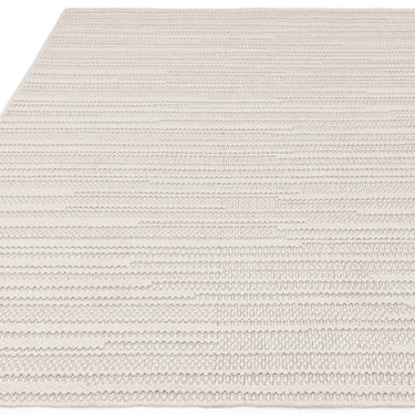 Asiatic London Camber Stripe Ivory Traditional Textured Striped Flatweave Rug