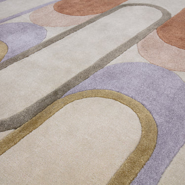 Asiatic London Romy Module Hand-Tufted Pastel Wool Modern Soft Rug