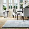 Guru Ice Blue Wool Viscose Modern Rug - Medium 120x170 cm (4'x5'6")