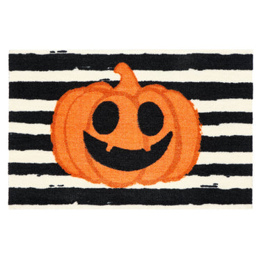 My Nylon Pattern Pumpkin Stripe Washable Non-Slip Striped Rug 50x75 cm