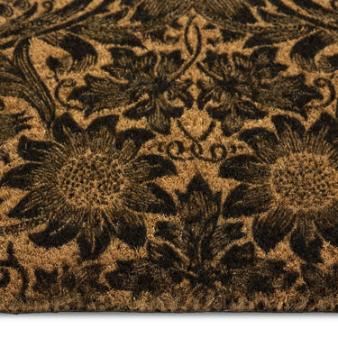 Sunflower Natural Black Coir Doormat English Heritage Floor Mat