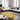 Blox Mustard Hand Made Wool Geometric Blocks Rug - Large 160x230 cm (5'3"x7'7")