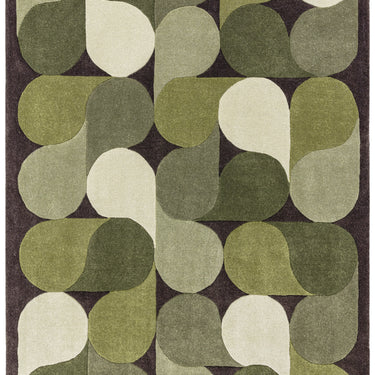 Asiatic London Romy Jive Hand-Tufted Green Wool Viscose Textured Rug
