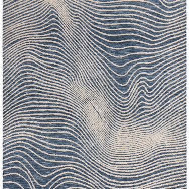 Asiatic London Mason Magnitude Swirls Blue Traditional Abstract Modern Rug
