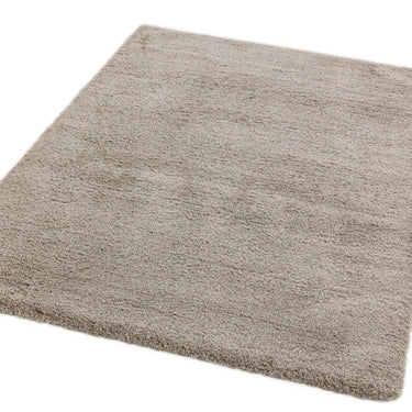 Lulu Soft Touch Plain Shaggy Rug in Stone