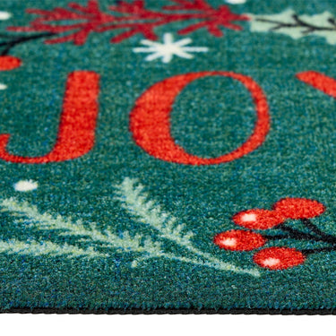 My Nylon Pattern Festive Joy Washable Non-Slip Doormat