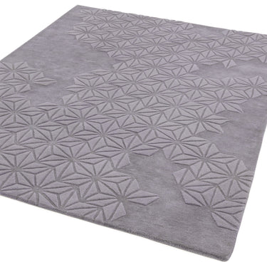 Starburst Hand Made Wool Lilac Rug