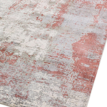 Gatsby Modern Abstract Shiny Viscose High Quality Hand Woven Red Rug