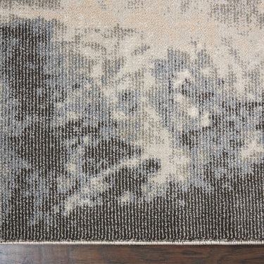 Nourison Maxell MAE13 Ivory Grey Cotton Abstract Modern Rug