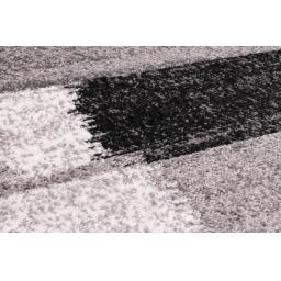Modern Spirit Mosaic Abstract Design Rug Hallway Runner in Red, Pink, Grey, Brown, Teal and Gold