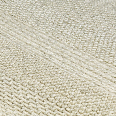 Katherine Carnaby Coast Wool & Viscose High Quality Textured Hand Woven  Flatweave Striped Rug in Cream