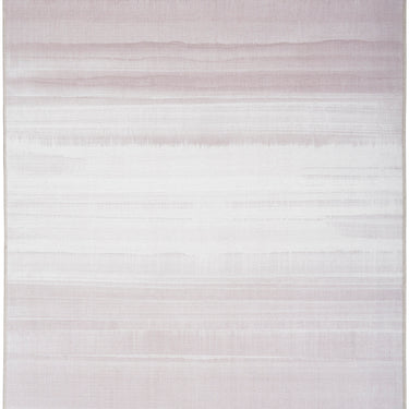 Calvin LDR01 CK031 Launder Ivory Washable Cotton Abstract Flatweave Rug