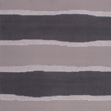 Modern Poly Nova Stripe Rug in Grey