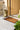 Scion Mr Fox Border Orange and Natural Coir Doormat 45x75 cm