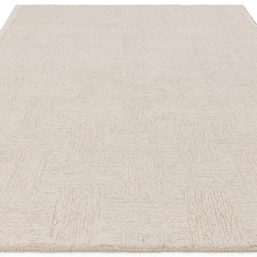 Theodore Hatch Modern Contemporary Wool Blend Hand-Tufted White & Sand Rug